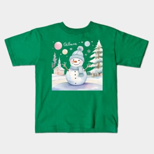 snowmans Kids T-Shirt